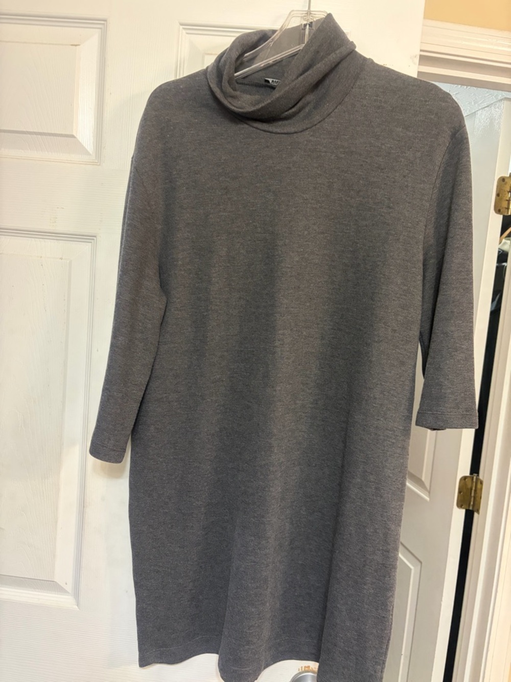 Zara Charcoal Gray Knit Dress